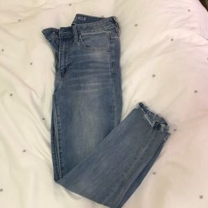 AMERICAN EAGLE — high waist jegging crop